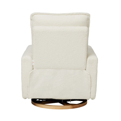 Frankie Electric Recliner Glider Nursery Chair in Coconut Teddy