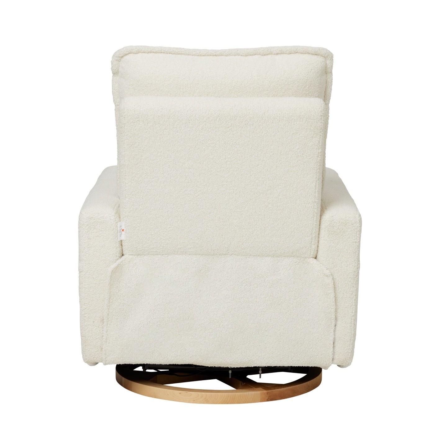 Frankie Electric Recliner Glider Nursery Chair in Coconut Teddy
