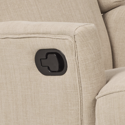 Chelsea Recliner Glider Nursery Chair in Latté