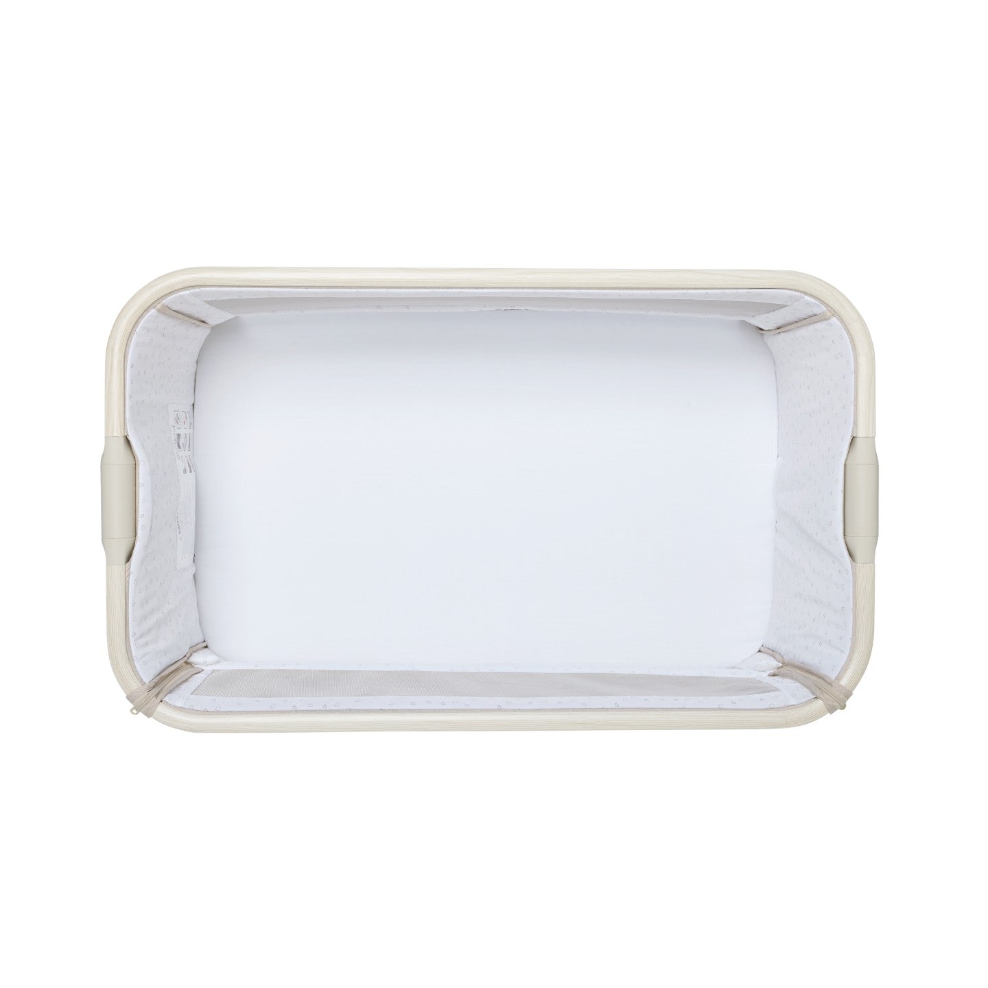 CoZee Breeze Lite Co-sleeping Bassinet in Whitewash Ash and Mushroom