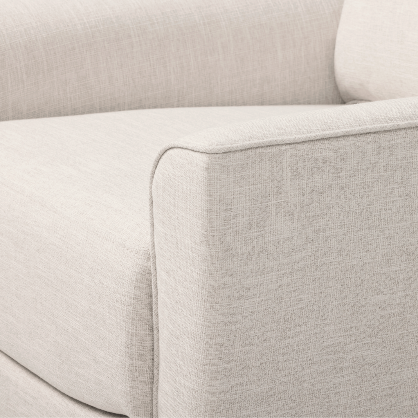 Felix Recliner Glider Nursery Chair in Egg Shell
