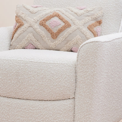 Felix Recliner Glider Nursery Chair in Vanilla Bouclé