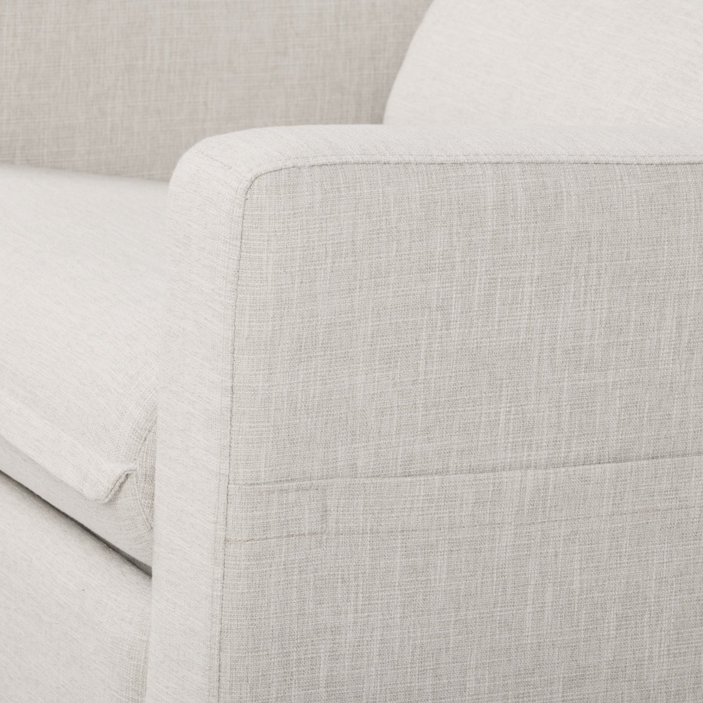 Frankie Electric Recliner Glider Nursery Chair in Eggshell
