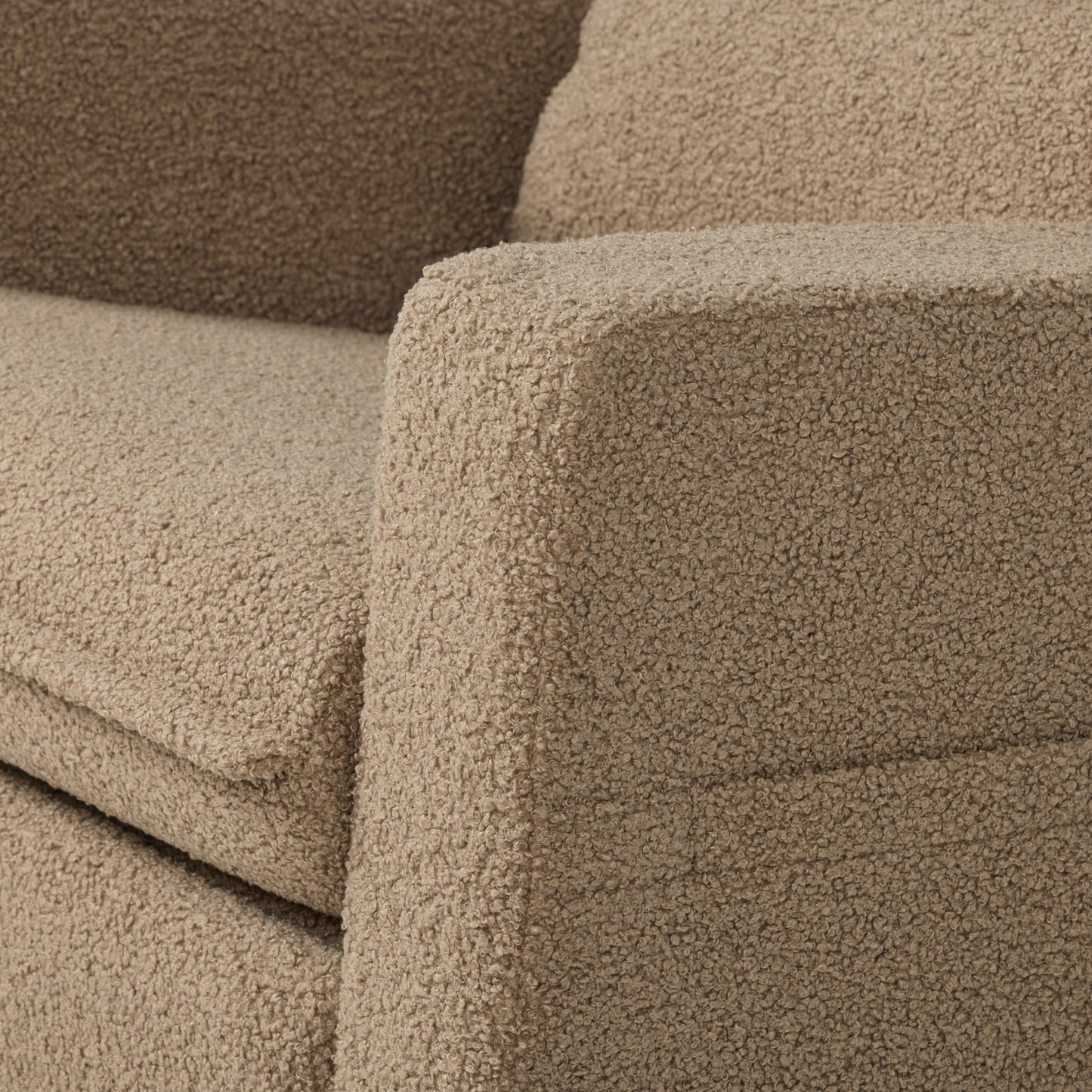 Frankie Electric Recliner Glider Nursery Chair in Mocha Teddy