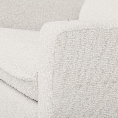 Frankie Electric Recliner Glider Nursery Chair in Vanilla Bouclé