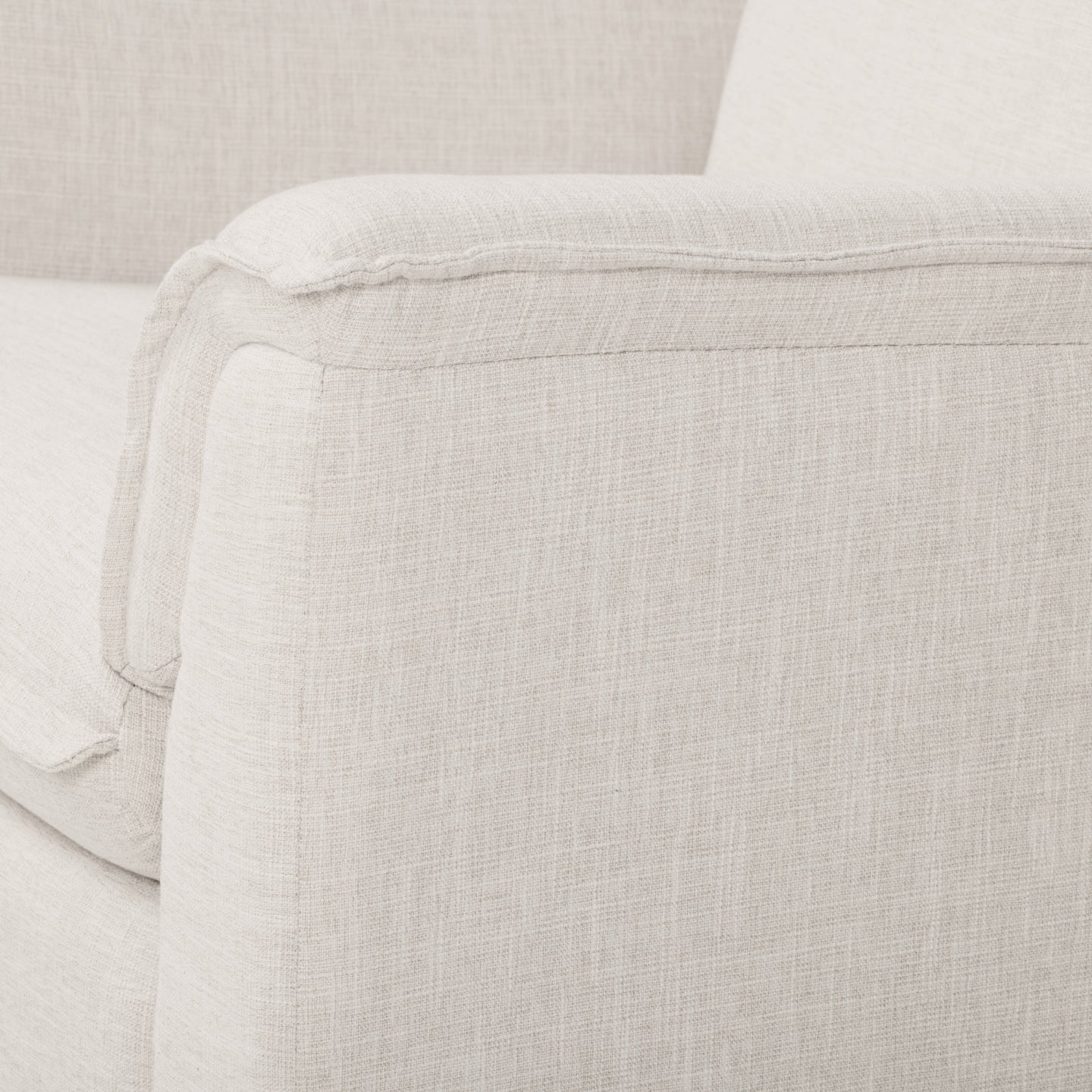 Louie Electric Recliner Glider Nursery Chair in Eggshell