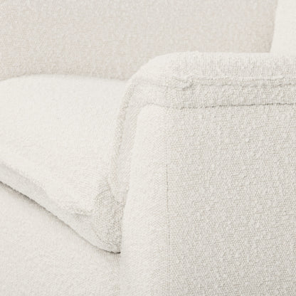 Louie Electric Recliner Glider Nursery Chair in Vanilla Bouclé