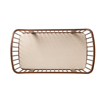 Luca Sustainable Timber Cot in Walnut