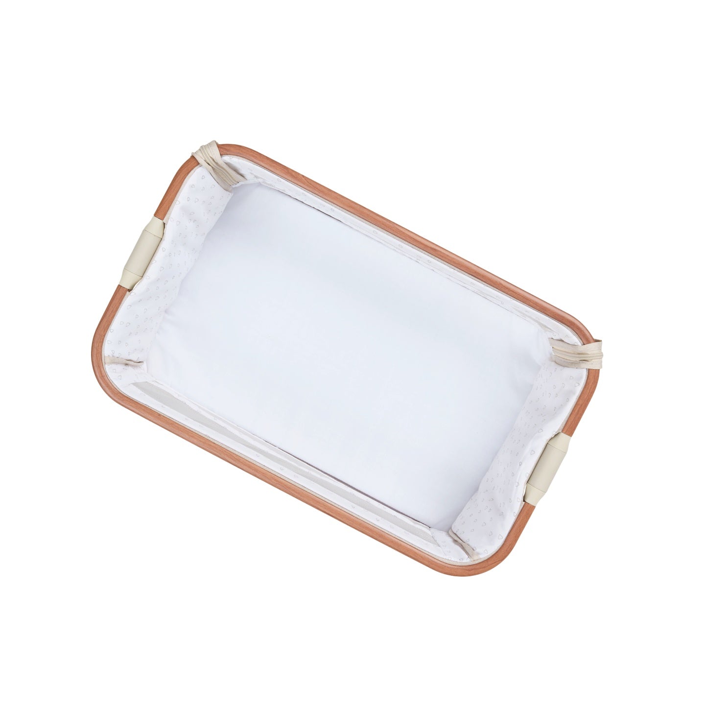 Mini CoZee Breeze Plus Toy Bassinet in Scandi Walnut & Ecru