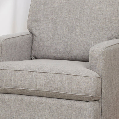 Quinn Electric Recliner Glider Chair with USB in Pure Grey