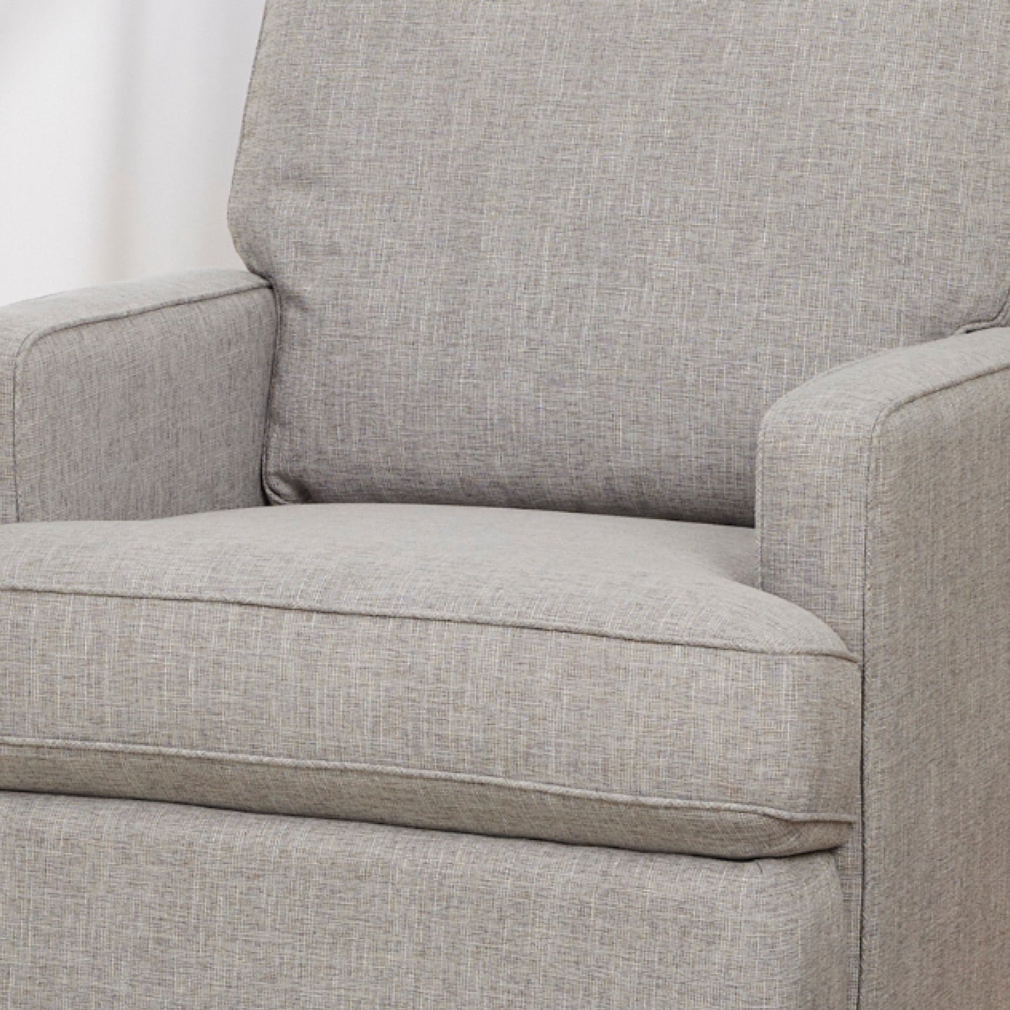 Quinn Electric Recliner Glider Chair with USB in Pure Grey