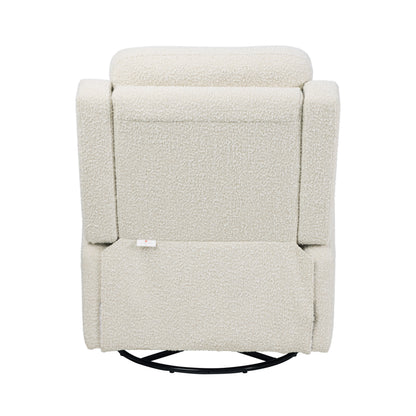 Henry Plus Massage & Heat Nursing Chair in Vanilla Bouclé