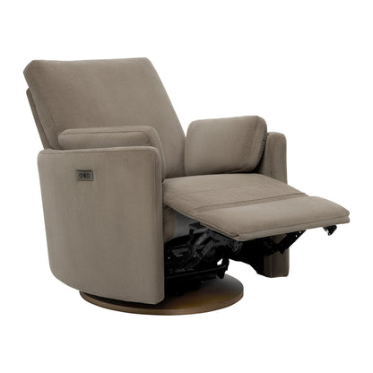Lola Electric Recliner Glider Nursery Chair in Mocha Corduroy