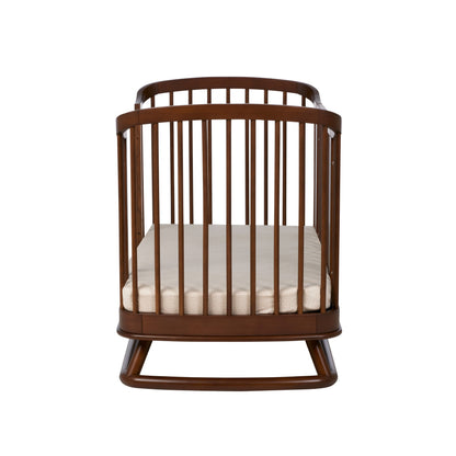 Luca Sustainable Timber Cot in Walnut