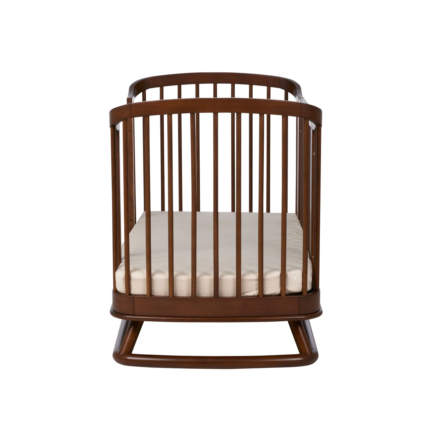 Luca Sustainable Timber Cot in Walnut