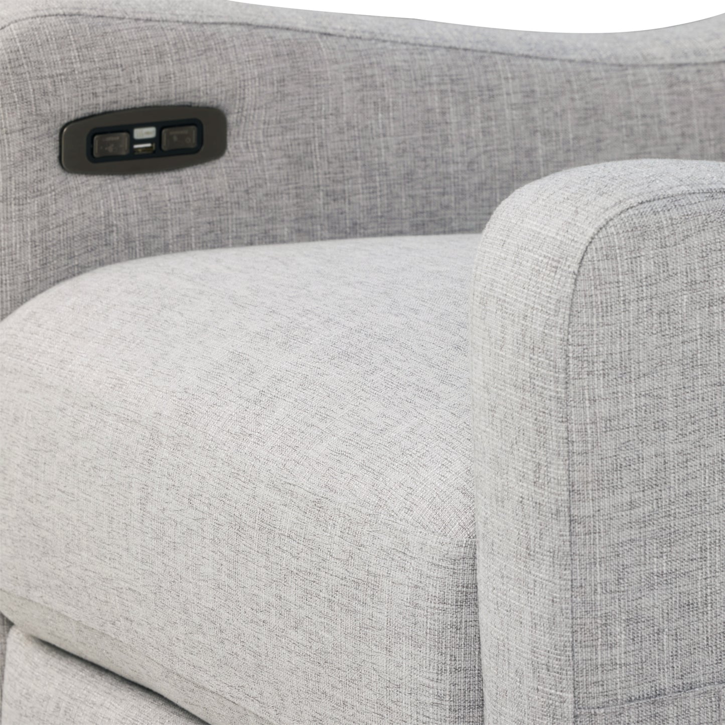Henry Plus Massage & Heat Nursing Chair in Pure Grey