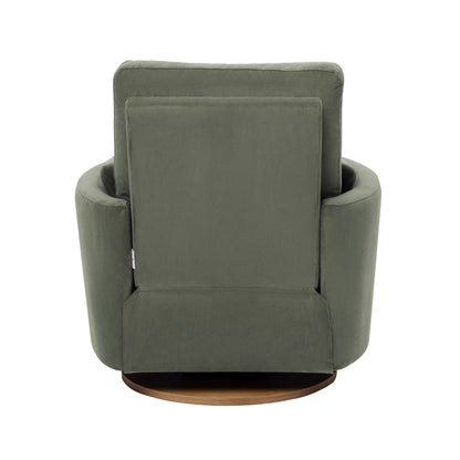 Lola Electric Recliner Glider Nursery Chair in Olive Corduroy