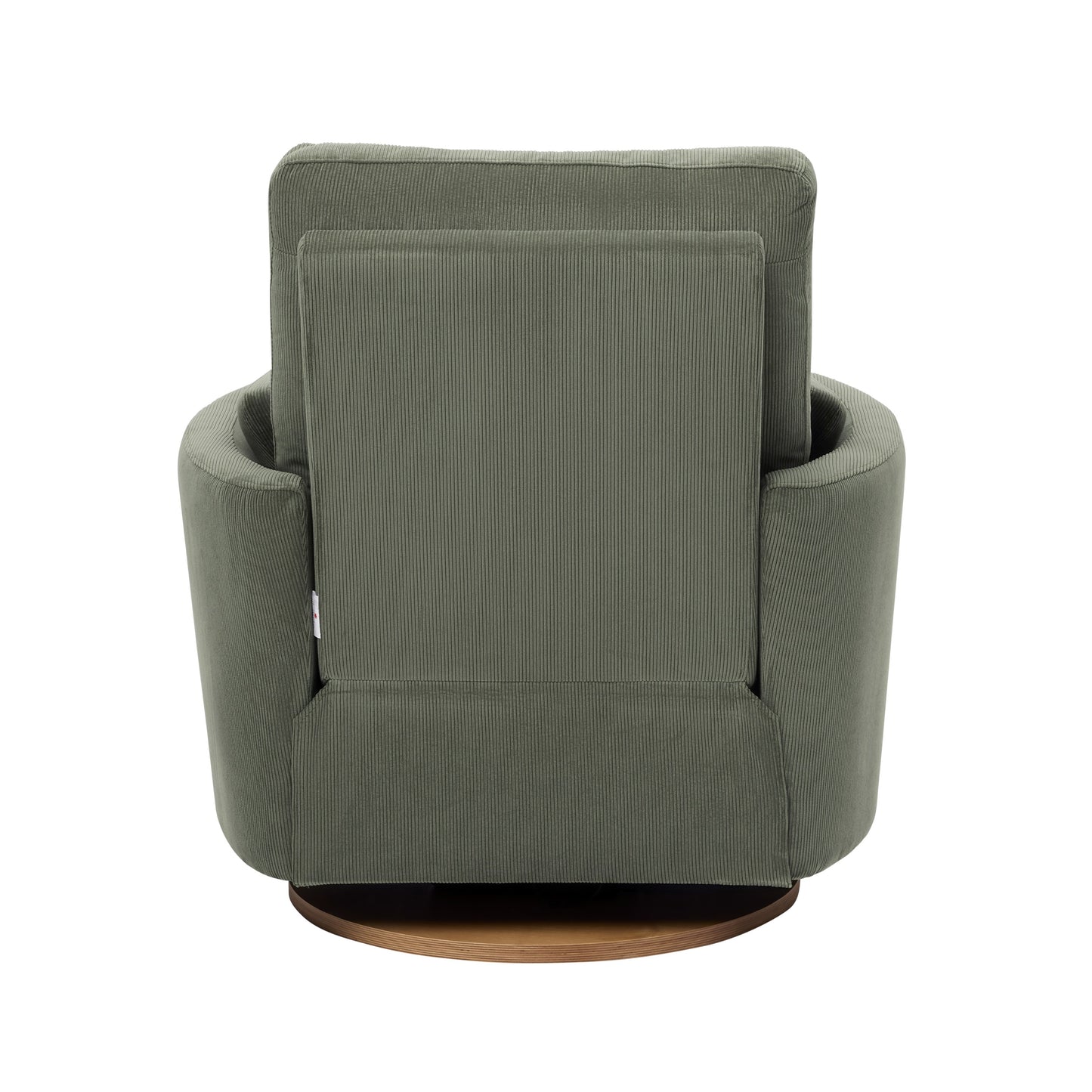 Lola Electric Recliner Glider Nursery Chair in Olive Corduroy