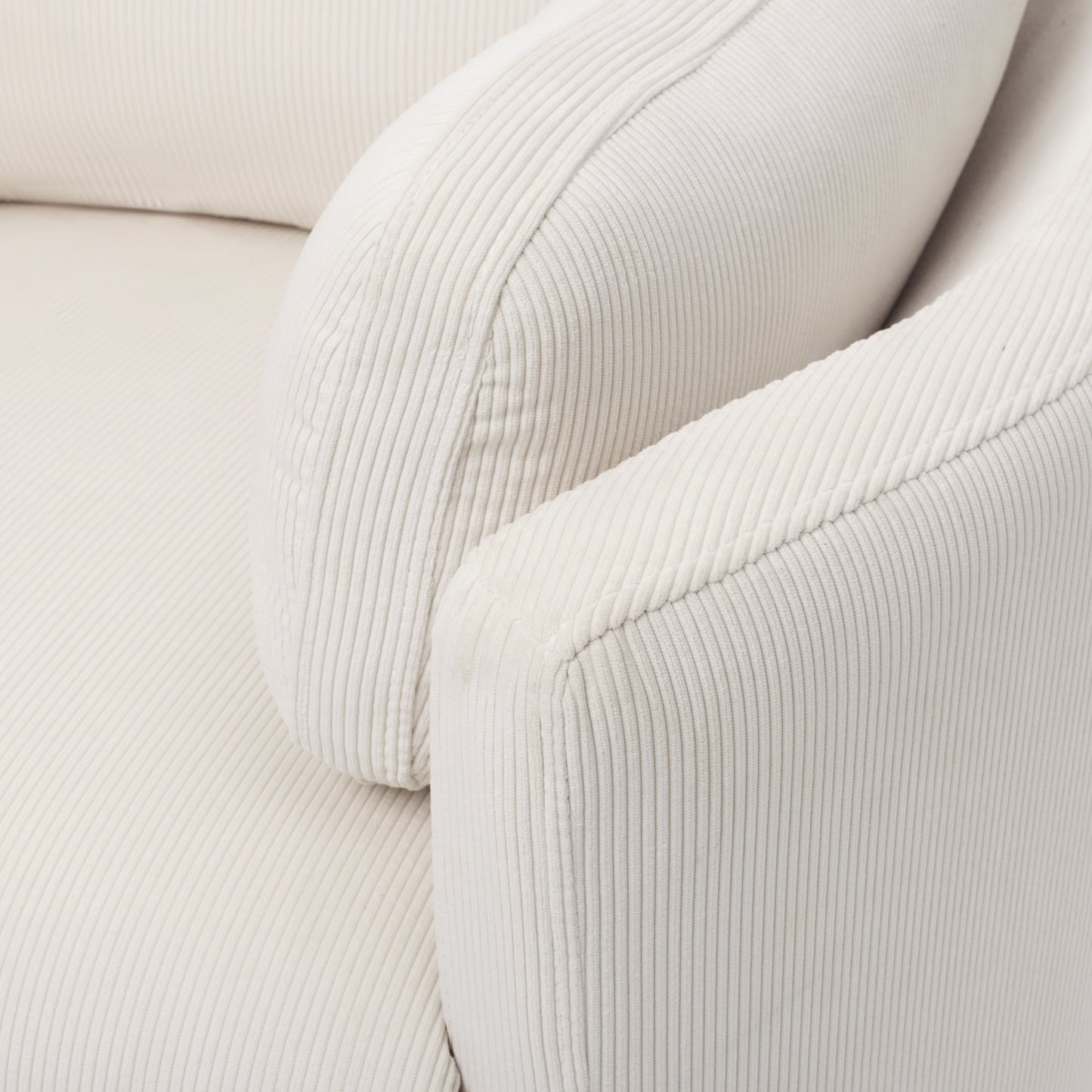 Lola Electric Recliner Glider Nursery Chair in Coconut Corduroy