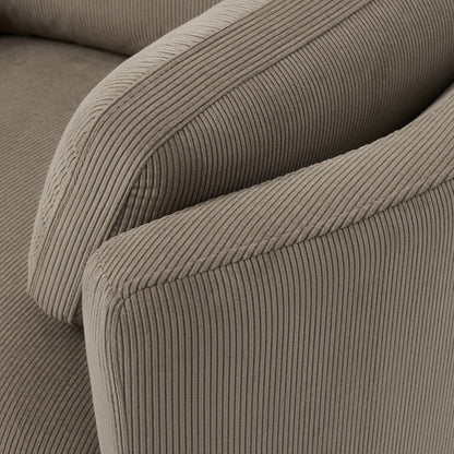 Lola Electric Recliner Glider Nursery Chair in Mocha Corduroy
