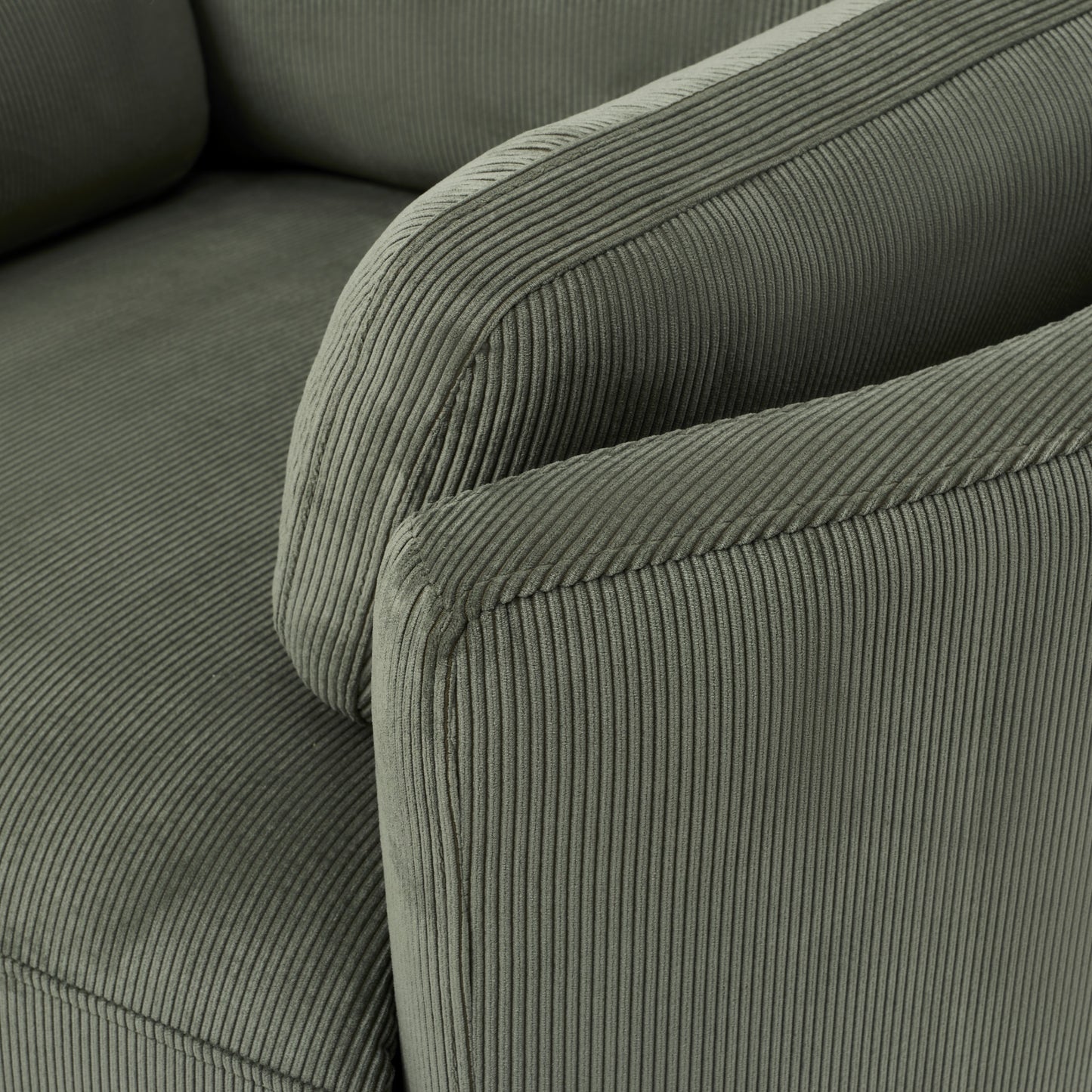Lola Electric Recliner Glider Nursery Chair in Olive Corduroy