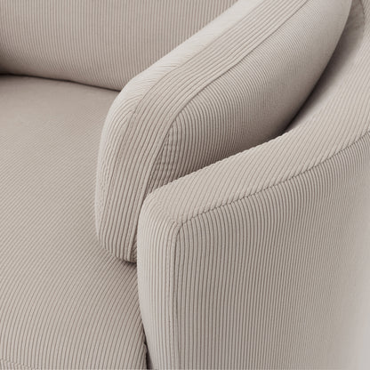 Lola Electric Recliner Glider Nursery Chair in Taupe Corduroy