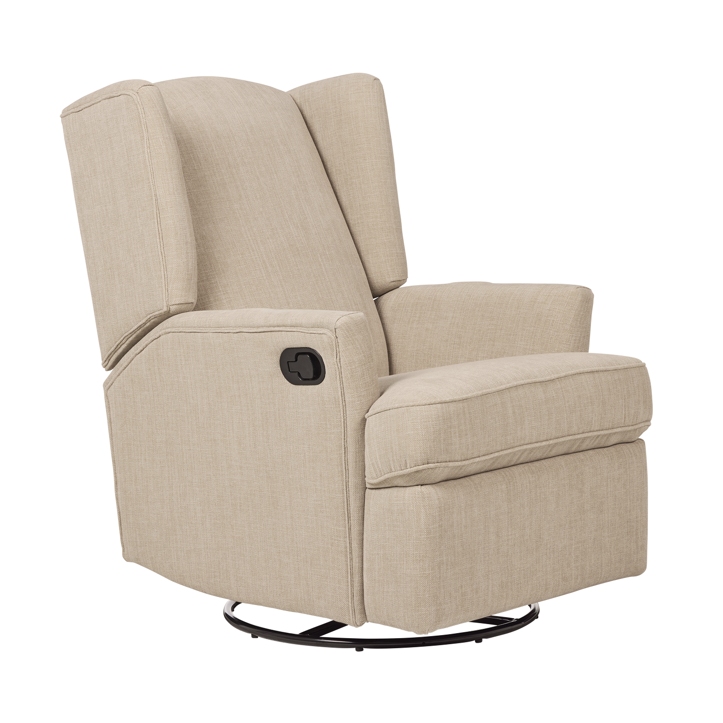 Chelsea Recliner Glider Nursery Chair in Latté