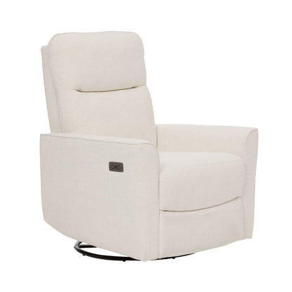 Felix Electric Recliner Glider Chair with USB in Sea Shell