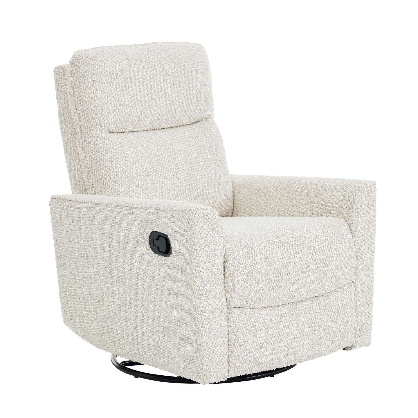 Felix Recliner Glider Nursery Chair in Vanilla Bouclé
