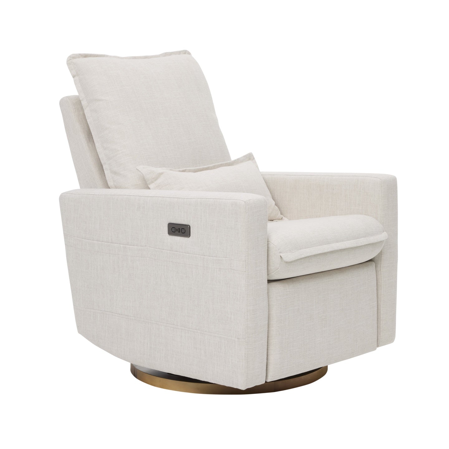 Frankie Electric Recliner Glider Nursery Chair in Eggshell