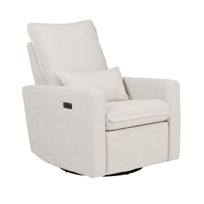 Frankie Electric Recliner Glider Nursery Chair in Eggshell