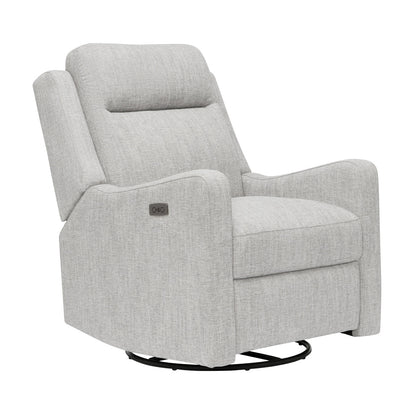 Henry Electric Recliner Glider Chair with USB in Pure Grey