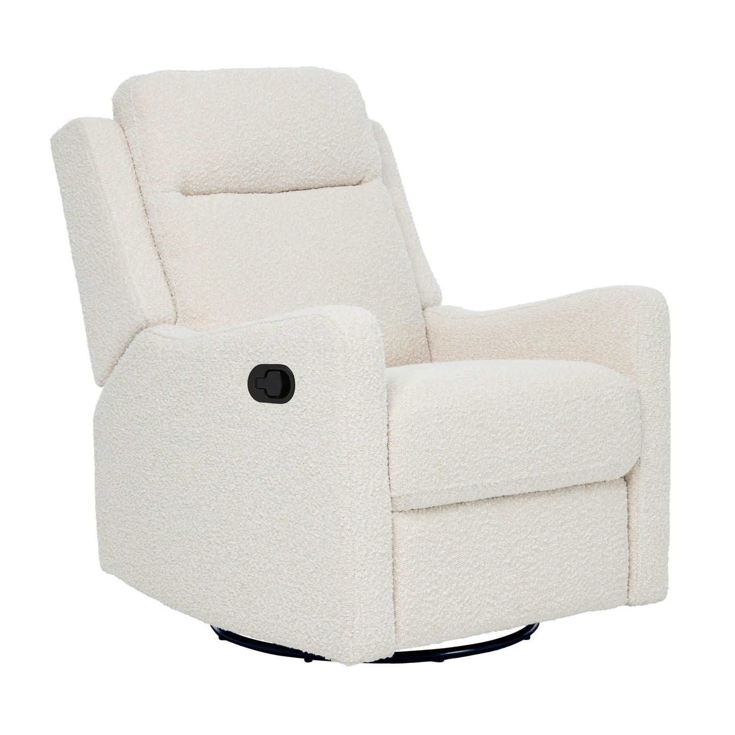 Henry Recliner Glider Chair in Vanilla Bouclé