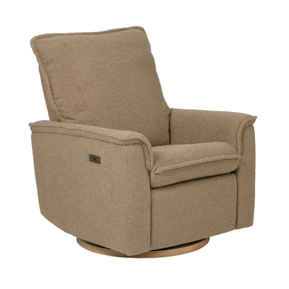 Louie Electric Recliner Glider Nursery Chair in Mocha Teddy