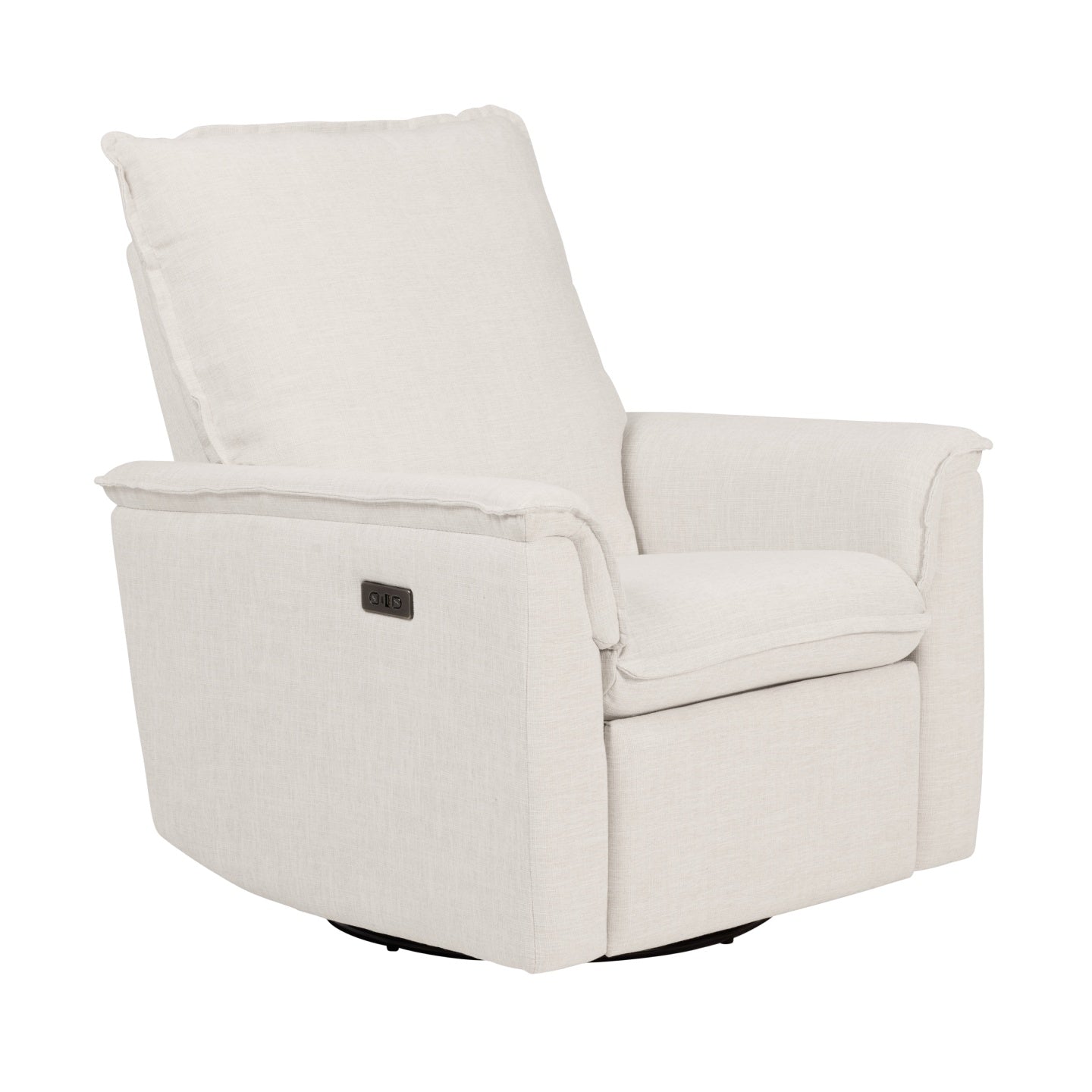 Louie Electric Recliner Glider Nursery Chair in Eggshell