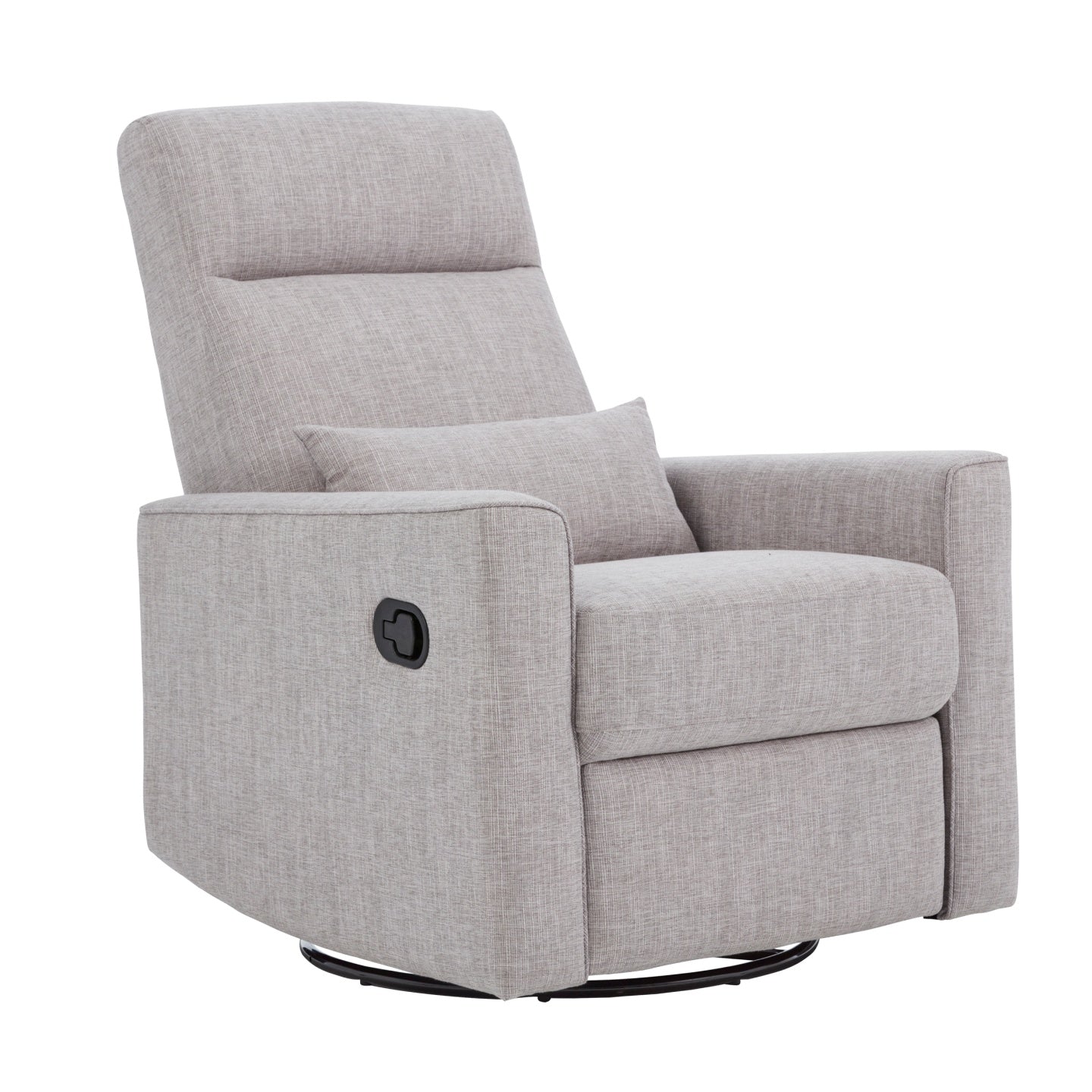 Paige Recliner Glider Nursing Chair in Pure Grey