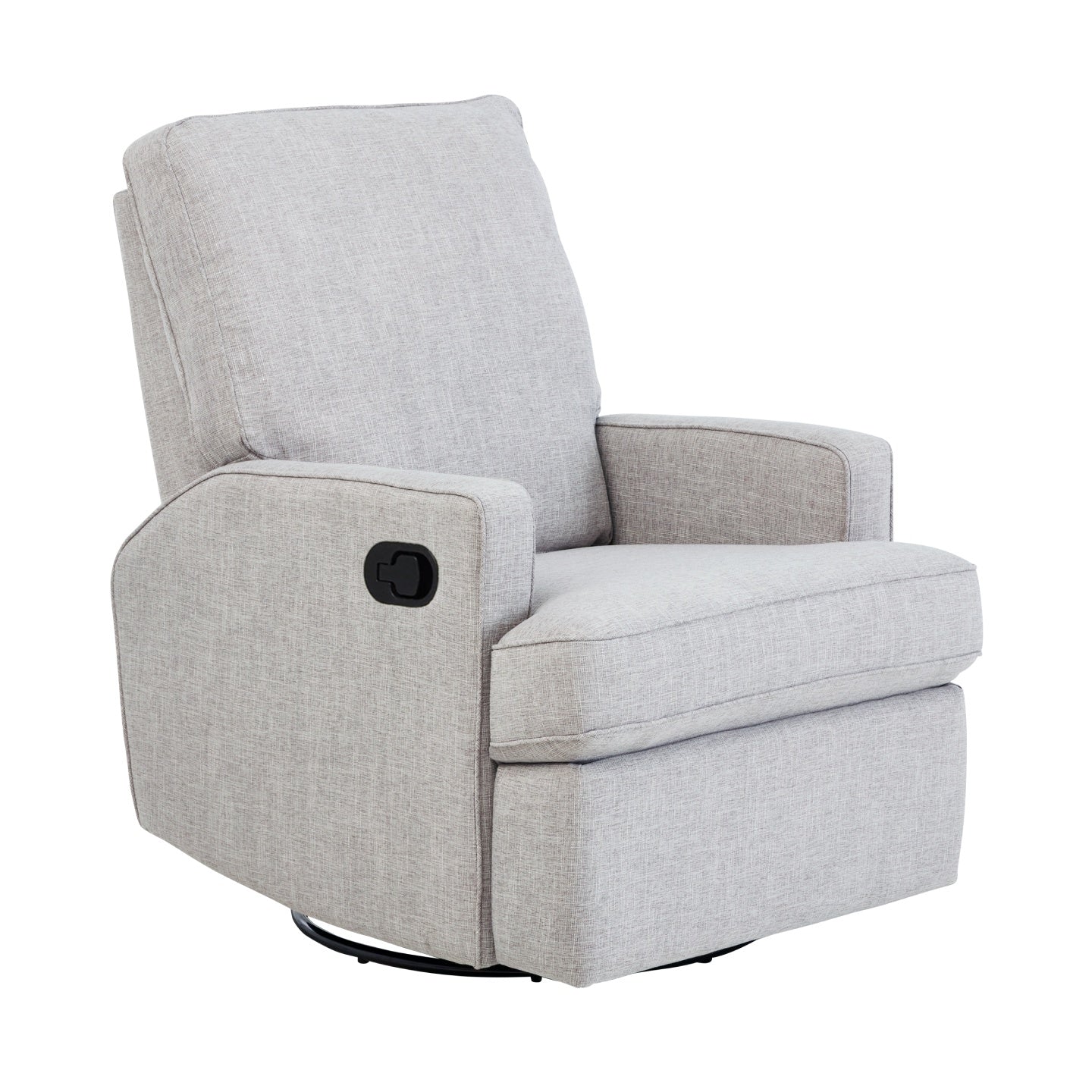 Quinn Recliner Glider Nursery Chair in Pure Grey