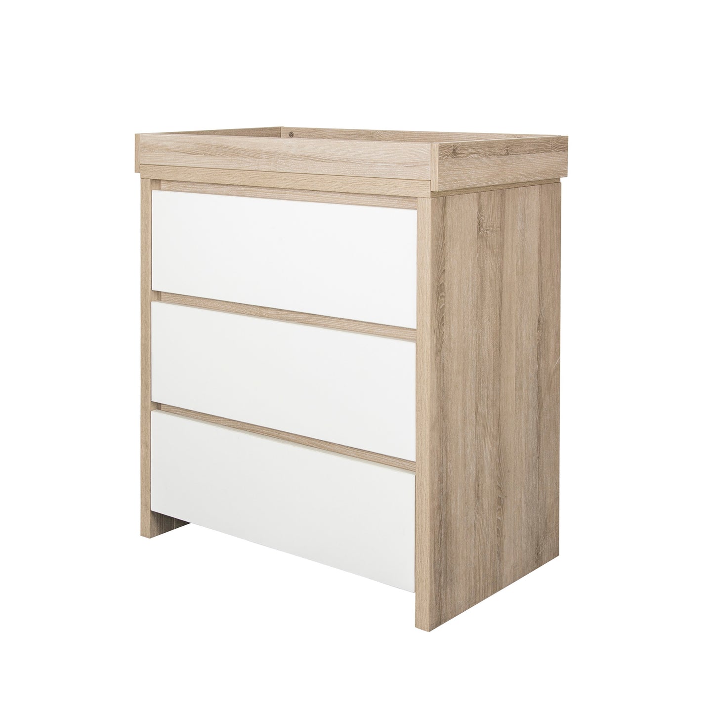 Modena Chest and Changer in Oak White