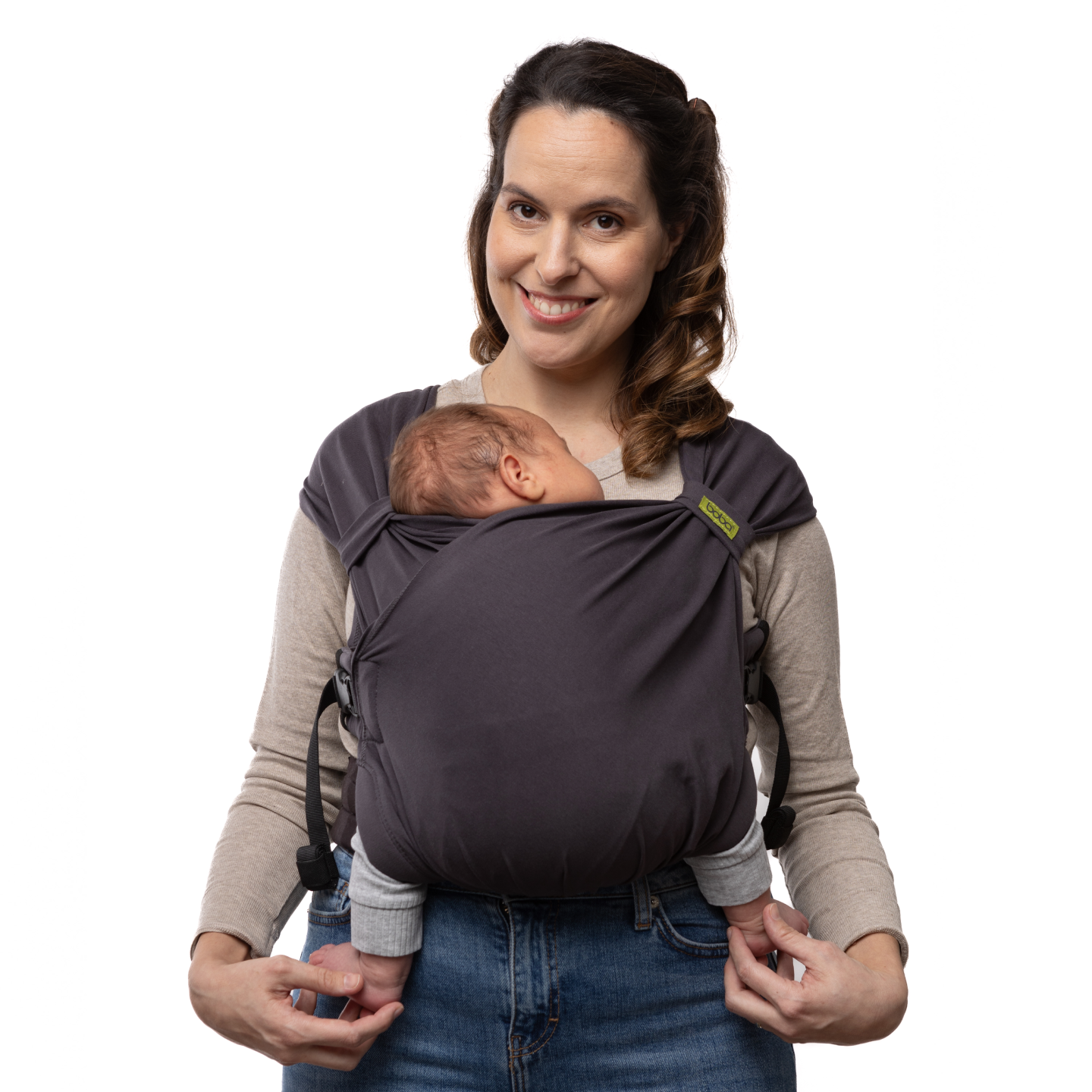 Boba Bliss Adjustable Carrier in Charcoal