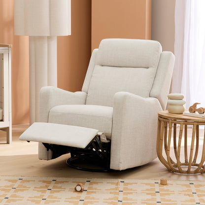 Henry Recliner Glider Chair in Eggshell