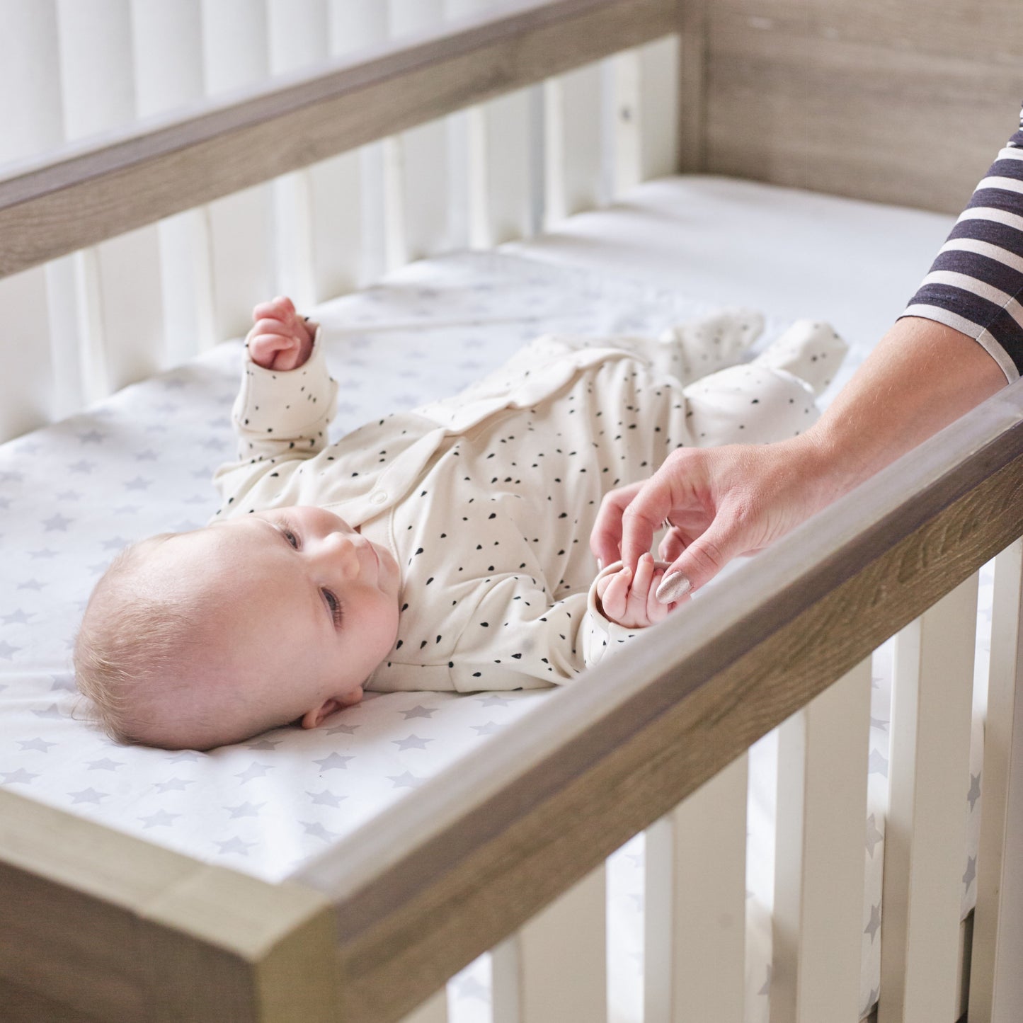 Tutti Bambini Modena 3 in 1 Cot bed in White/Oak