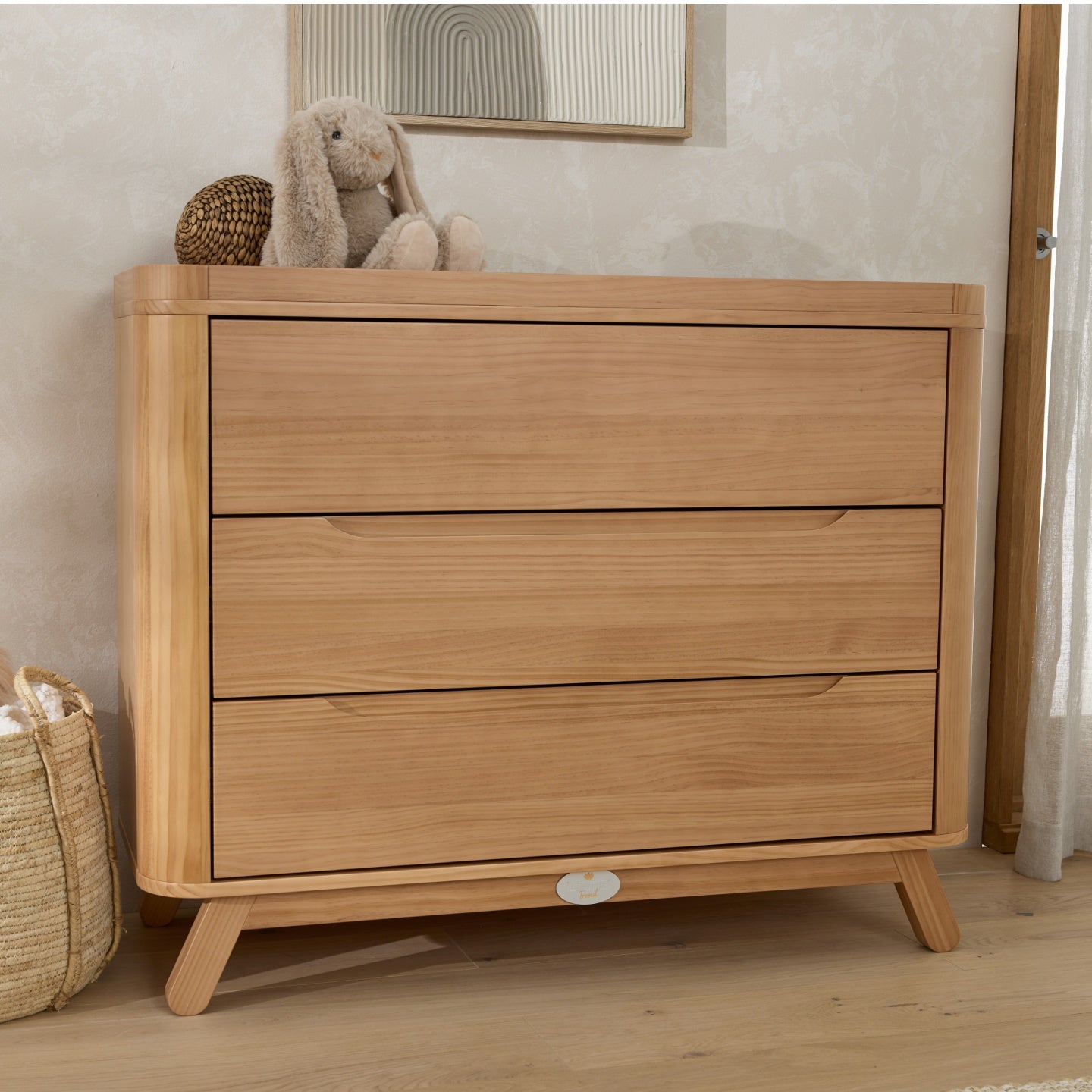 Theo Sustainable Timber Chest & Changer in Natural