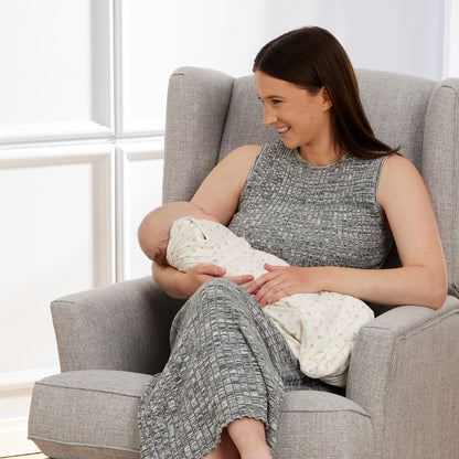 Chelsea Electric Recliner Glider Chair with USB in Pure Grey