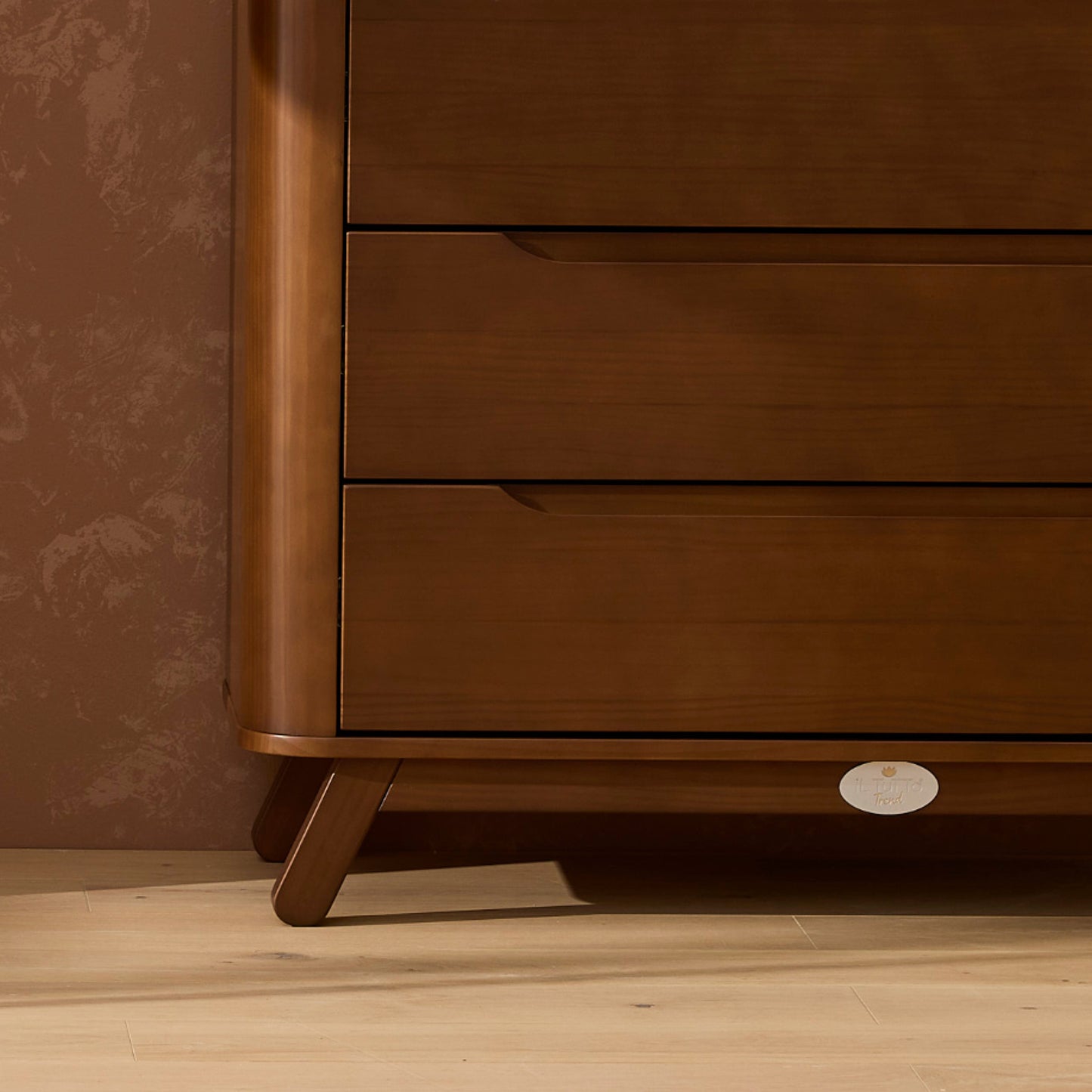 Theo Sustainable Timber Chest & Changer in Walnut