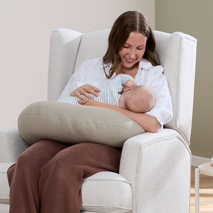 Chelsea Recliner Glider Nursery Chair in Eggshell