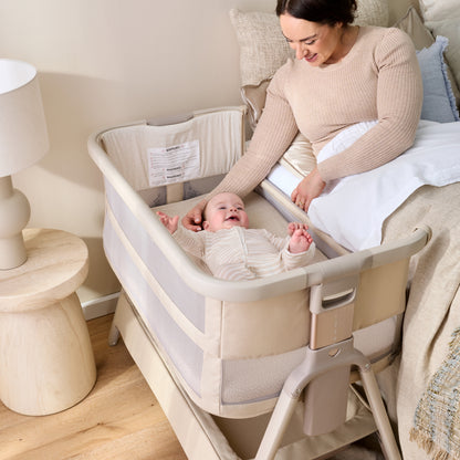 CoZee Breeze Zen Co-sleeping Bassinet in Sand