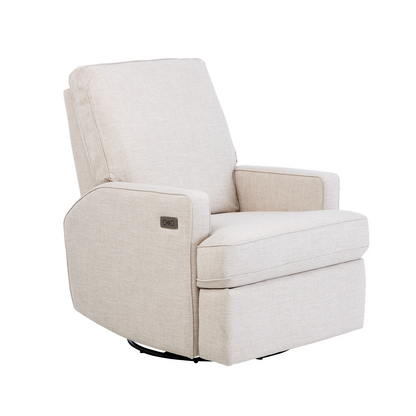 Fuori Cot Set in White & Light Oak with Quinn Electric in Eggshell