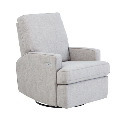 Fuori Cot Set in White & Light Oak with Quinn Electric in Pure Grey
