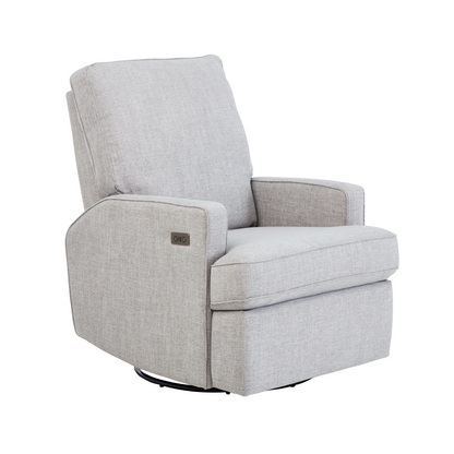 Modena Cot Set in Oak White with Quinn Electric in Pure Grey
