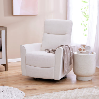 Felix Recliner Glider Nursery Chair in Sea Shell